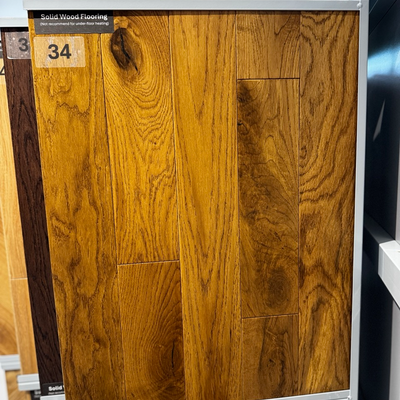 Kensington Solid Wood Oak Golden Brushed UV Lacquered